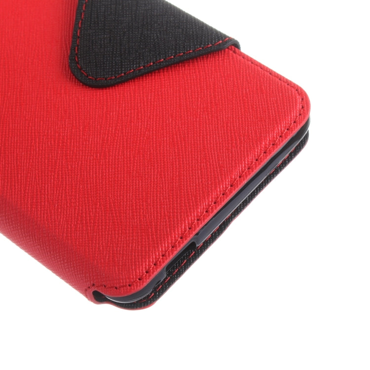 Cross Texture Color Matching Horizontal Flip Leather Case with Call Display ID & Holder & Card Slots for Xiaomi Redmi Note 3