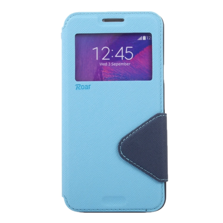 Cross Texture Color Matching Horizontal Flip Leather Case with Call Display ID & Holder & Card Slots for Xiaomi Redmi Note 3