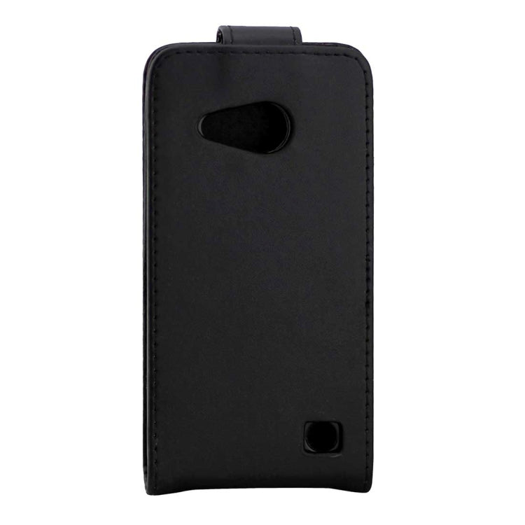 Vertical Flip Magnetic Buckle PU Leather Case for Microsoft Lumia 550(Black)