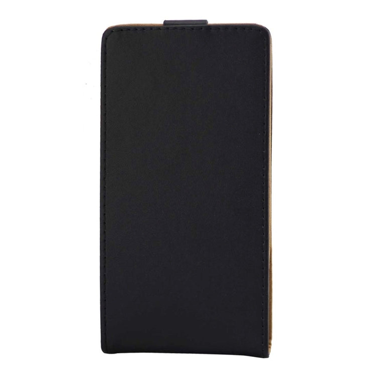 Khaki Lining Vertical Flip Magnetic Buckle PU Leather Case for Google Nexus 5X(Black)
