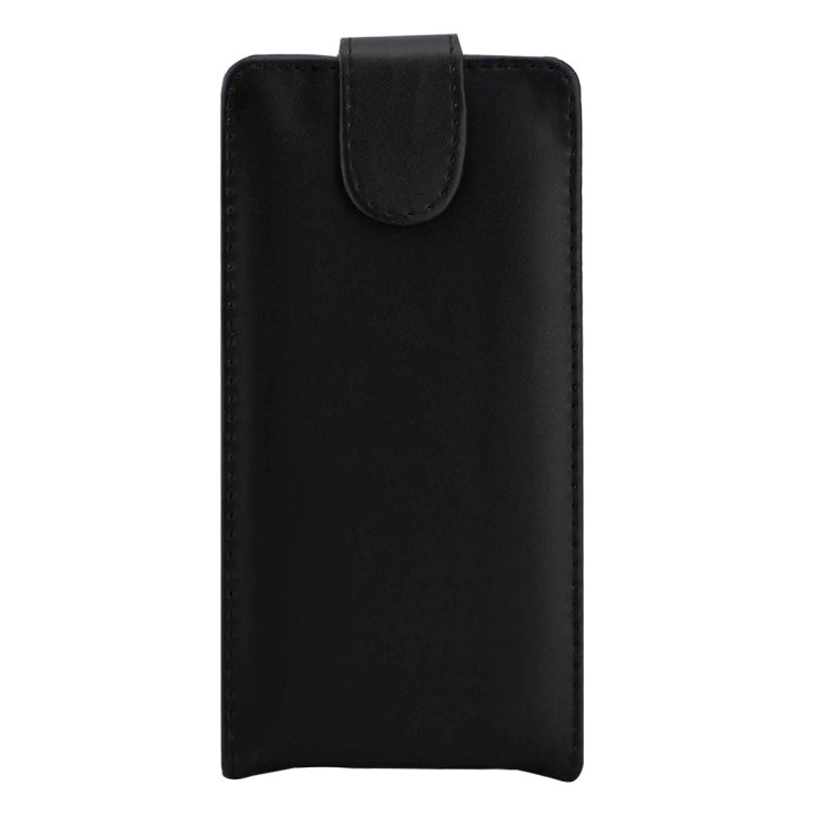 For Huawei Y6 Vertical Flip Magnetic Buckle PU Leather Case(Black)