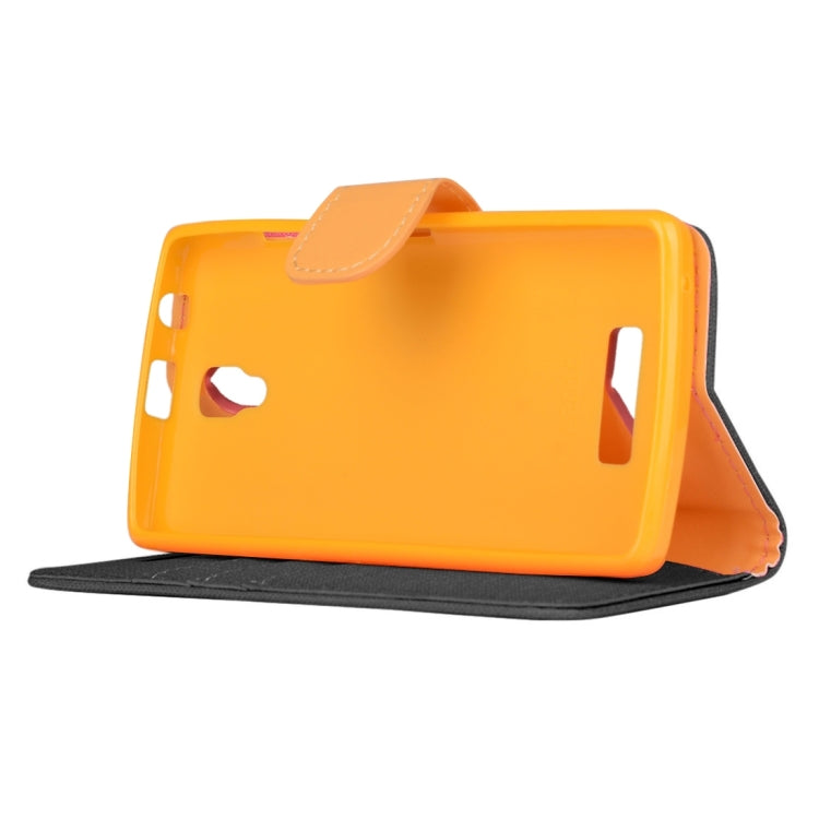 Denim Cloth Texture Horizontal Flip Leather Case with Holder & Card Slots & Wallet for Lenovo A2010