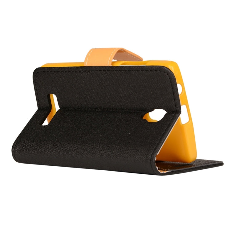 Denim Cloth Texture Horizontal Flip Leather Case with Holder & Card Slots & Wallet for Lenovo A2010