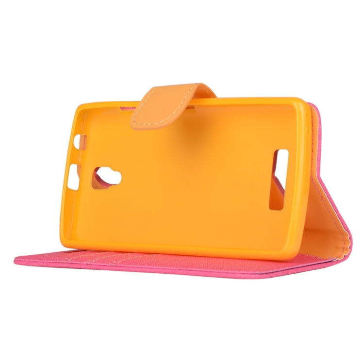 Denim Cloth Texture Horizontal Flip Leather Case with Holder & Card Slots & Wallet for Lenovo A2010