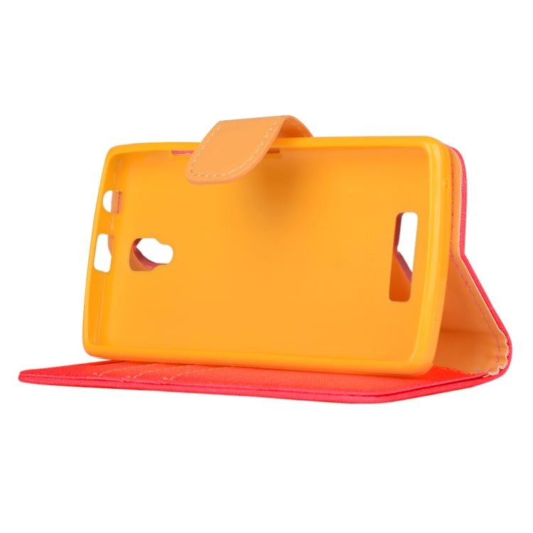 Denim Cloth Texture Horizontal Flip Leather Case with Holder & Card Slots & Wallet for Lenovo A2010