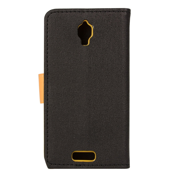 Denim Cloth Texture Horizontal Flip Leather Case with Holder & Card Slots & Wallet for Lenovo S660