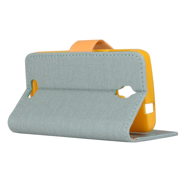 Denim Cloth Texture Horizontal Flip Leather Case with Holder & Card Slots & Wallet for Lenovo S660