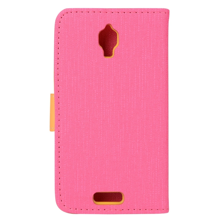 Denim Cloth Texture Horizontal Flip Leather Case with Holder & Card Slots & Wallet for Lenovo S660