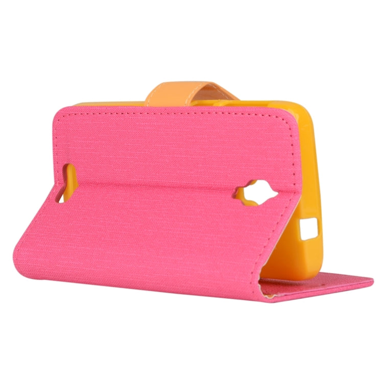 Denim Cloth Texture Horizontal Flip Leather Case with Holder & Card Slots & Wallet for Lenovo S660