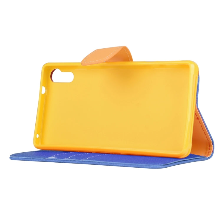 Denim Cloth Texture Horizontal Flip Leather Case with Holder & Card Slots & Wallet for Lenovo Vibe Shot / Z90