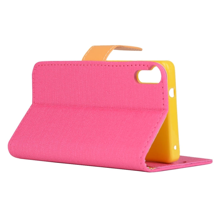 Denim Cloth Texture Horizontal Flip Leather Case with Holder & Card Slots & Wallet for Lenovo Vibe Shot / Z90