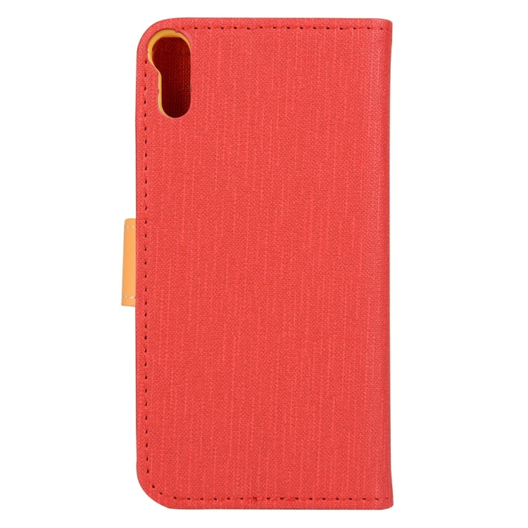 Denim Cloth Texture Horizontal Flip Leather Case with Holder & Card Slots & Wallet for Lenovo Vibe Shot / Z90
