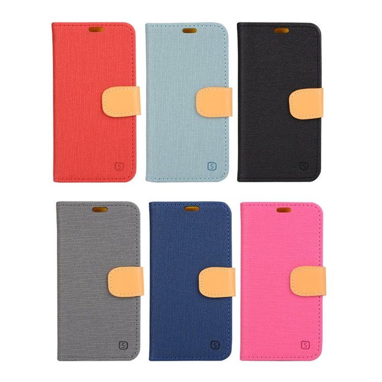 Denim Cloth Texture Horizontal Flip Leather Case with Holder & Card Slots & Wallet for Lenovo Vibe Shot / Z90