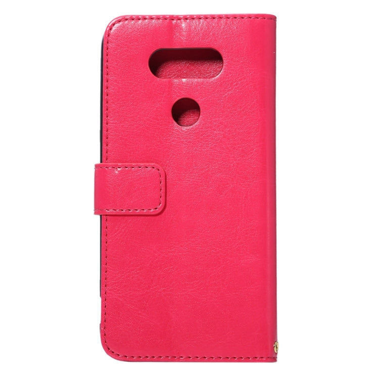 Lambskin Texture Printing Horizontal Flip Leather Case with Holder & Card Slots for LG G5