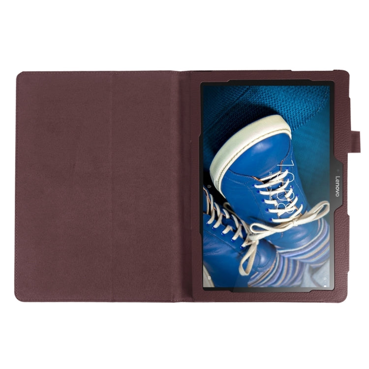 Litchi Texture Horizontal Flip Solid Color Leather Case with Holder for Lenovo TAB 2 A10-30 X30F & TAB 2 A10-70F, 10.1 inch