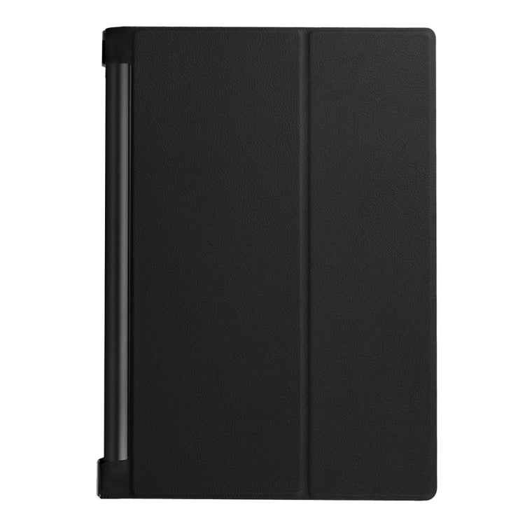 Custer Texture Horizontal Flip Solid Color Leather Case with Three-folding Holder for Lenovo YOGA Tab 3 Pro X90L, 10.1 inch