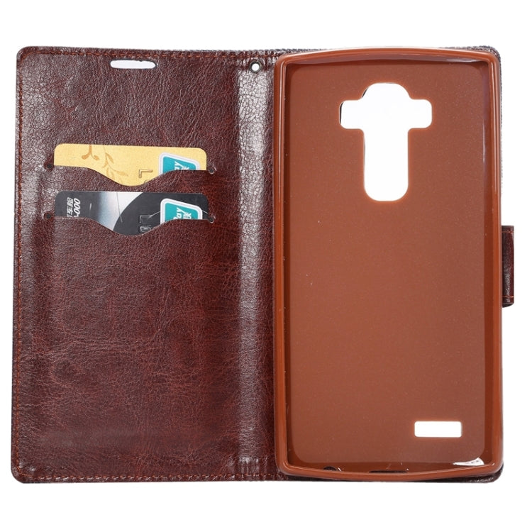 Denim Texture Leather Case with Holder & Card Slots for LG G4