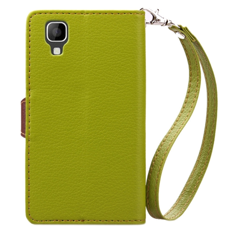 Leaf Magnetic Snap Litchi Texture Horizontal Flip Leather Case with Card Slots & Wallet & Holder & Lanyard for Wiko Sunset
