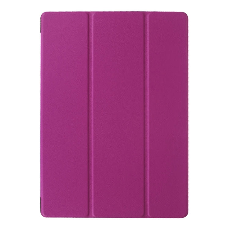 3-folding Karst Texture Horizontal Flip Leather Case with Holder for Microsoft Surface 3