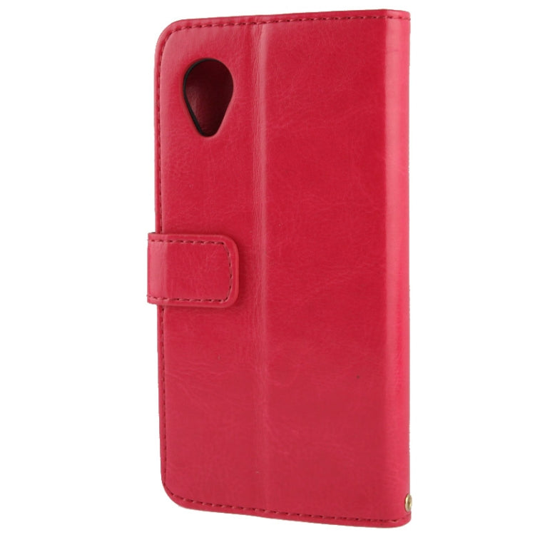 Fine Sheepskin Texture Flip Leather Case with Card Slots & Holder for LG Nexus 5 / D820 / D821