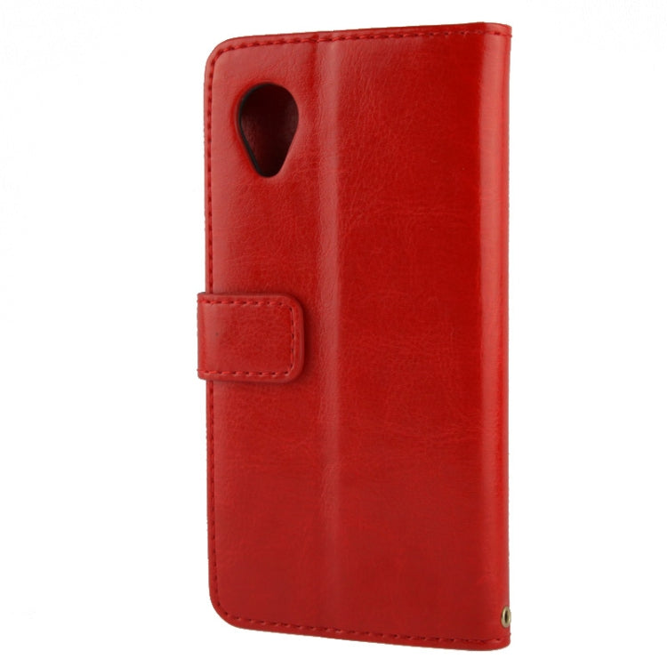 Fine Sheepskin Texture Flip Leather Case with Card Slots & Holder for LG Nexus 5 / D820 / D821
