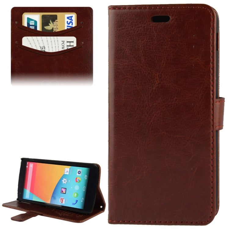Fine Sheepskin Texture Flip Leather Case with Card Slots & Holder for LG Nexus 5 / D820 / D821