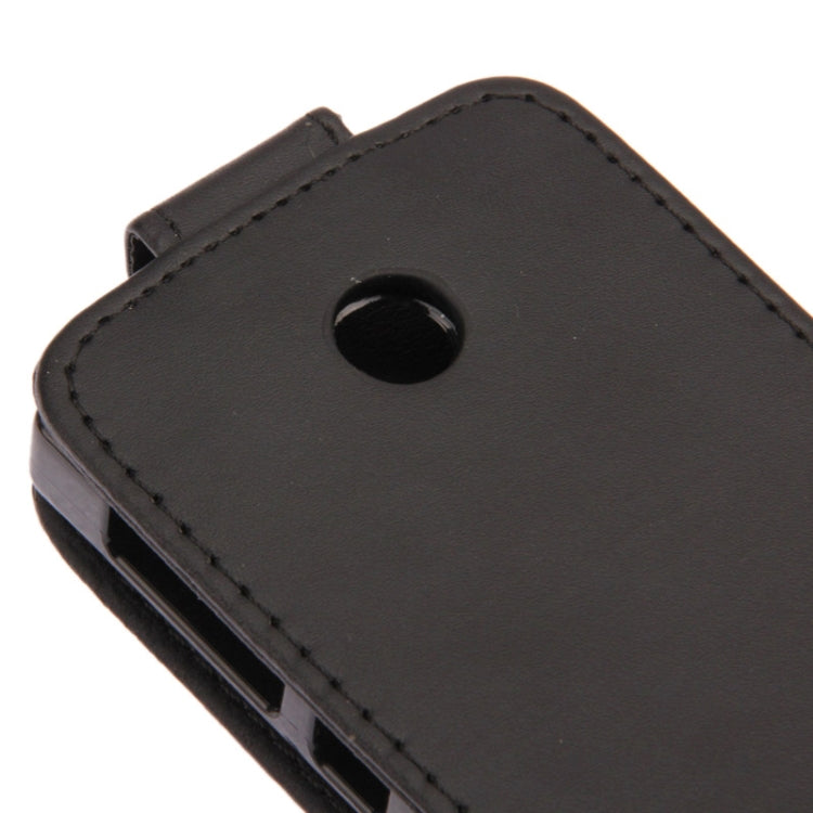 Vertical Flip Leather Case for Nokia X / X+(Black)