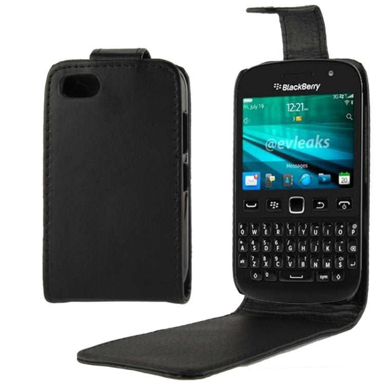Vertical Flip Leather Case for BlackBerry 9720