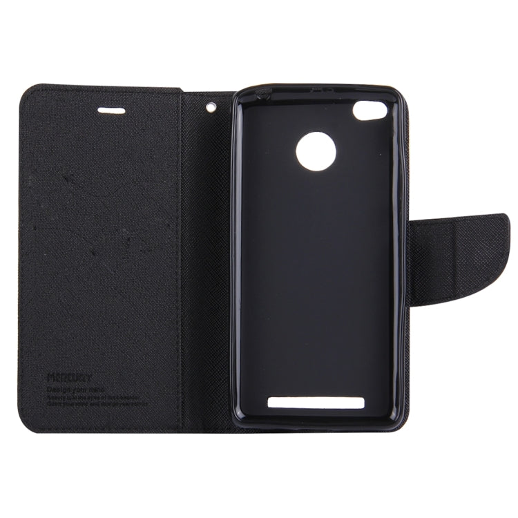 For Xiaomi Redmi 3 Cross Texture Flip Leather Case with Holder & Card Slots & Wallet