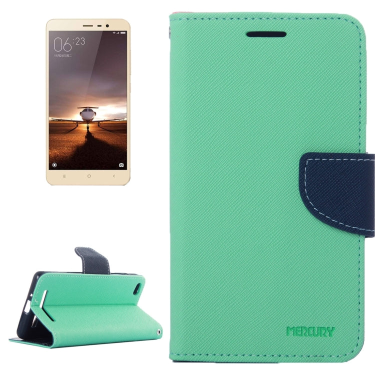 For Xiaomi Redmi 3 Cross Texture Flip Leather Case with Holder & Card Slots & Wallet
