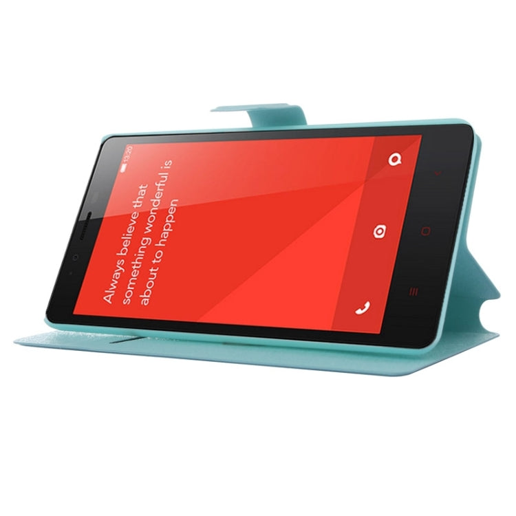 Hairline Texture Flip Leather Case with Credit Card Slots & Holder for Xiaomi Redmi Note