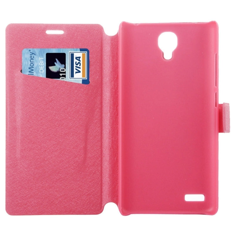 Hairline Texture Flip Leather Case with Credit Card Slots & Holder for Xiaomi Redmi Note