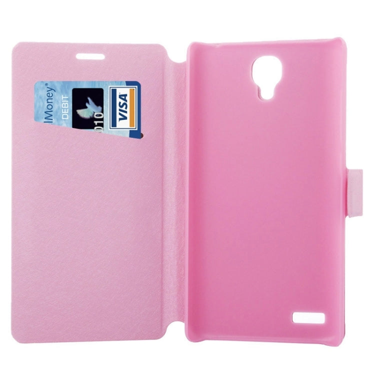 Hairline Texture Flip Leather Case with Credit Card Slots & Holder for Xiaomi Redmi Note