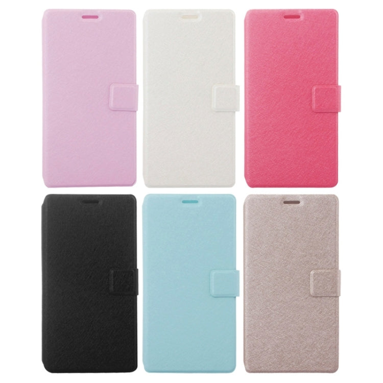 Hairline Texture Flip Leather Case with Credit Card Slots & Holder for Xiaomi Redmi Note
