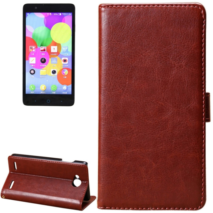 Fine Sheepskin Texture Horizontal Flip Leather Case with Card Slots & Holder for ZTE Red Bull V5