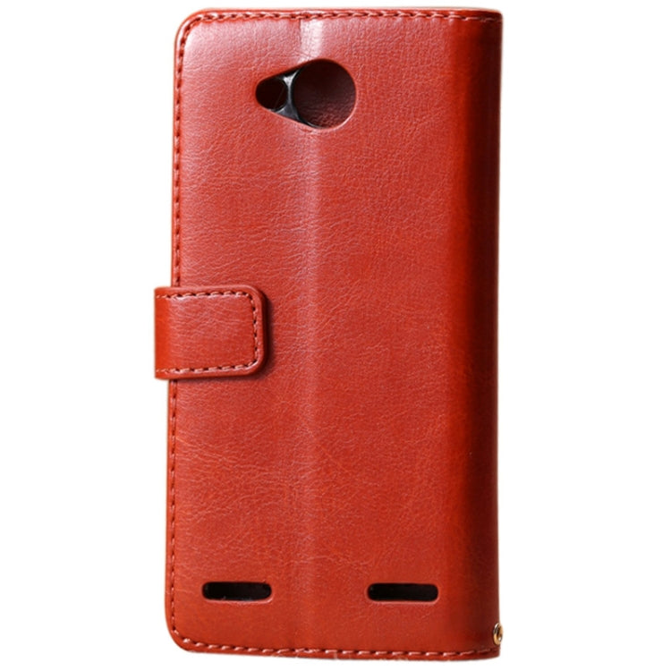Fine Sheepskin Texture Horizontal Flip Leather Case with Card Slots & Holder for ZTE Red Bull V5