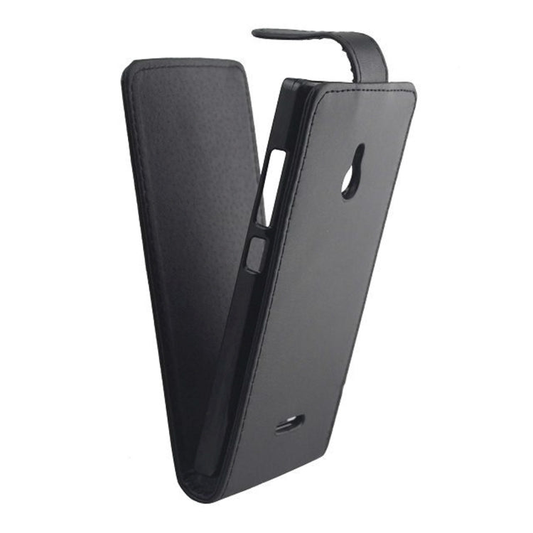 Vertical Flip Leather Case for Nokia XL(Black)