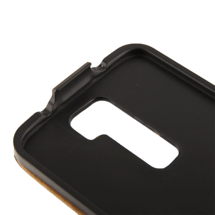 Vertical Flip Leather Case for LG Optimus G2 / D801 / F320 / F340L / LS980 (Black)