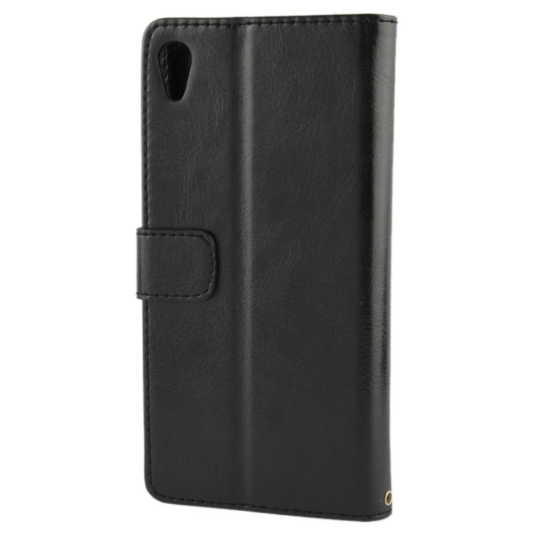 Fine Sheepskin Texture Flip Leather Case with Credit Card Slots & Holder for Sony Xperia Z2 / L50w