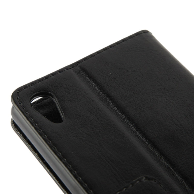 Fine Sheepskin Texture Flip Leather Case with Credit Card Slots & Holder for Sony Xperia Z2 / L50w