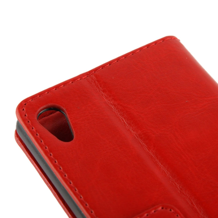 Fine Sheepskin Texture Flip Leather Case with Credit Card Slots & Holder for Sony Xperia Z2 / L50w