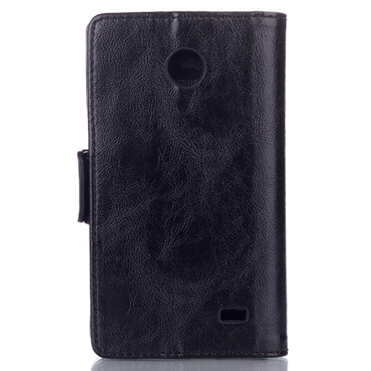 Oil Leather Case with Credit Card Slot & Holder for Nokia X