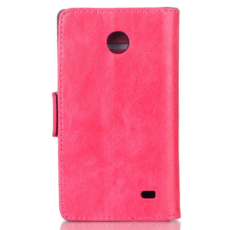 Oil Leather Case with Credit Card Slot & Holder for Nokia X