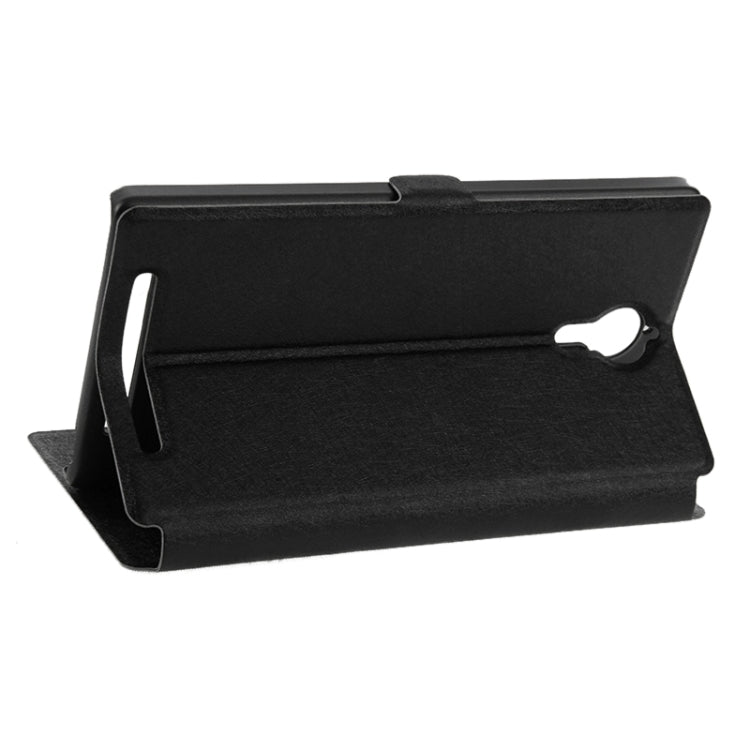 Cross Texture Horizontal Flip Leather Case with Caller ID Display & Holder for Lenovo K80