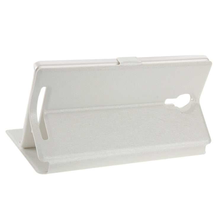 Cross Texture Horizontal Flip Leather Case with Caller ID Display & Holder for Lenovo K80