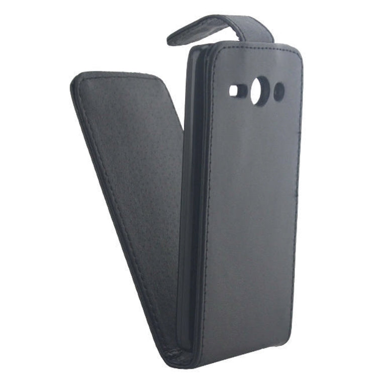 Vertical Flip Leather Case for Huawei Ascend Y530 / C8813(Black)