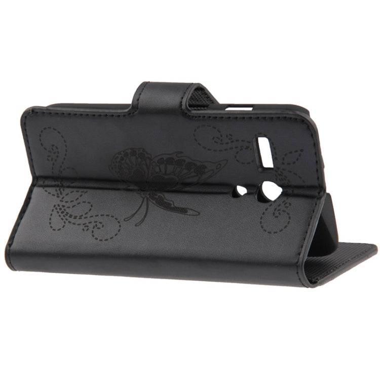 Butterfly Pattern Leather Case with Credit Card Slots & Holder for Motorola G / XT937C / XT1028 / XT1031