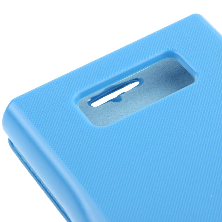 Brushed Texture Horizontal Flip Magnetic Buckle Leather Protective Case for LG Optimus L7