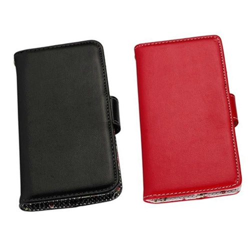 Horizontal Flip Leather Case with Credit Card Slots & Holder & Lanyard for Sony Xperia Z2 / L50w(Black)