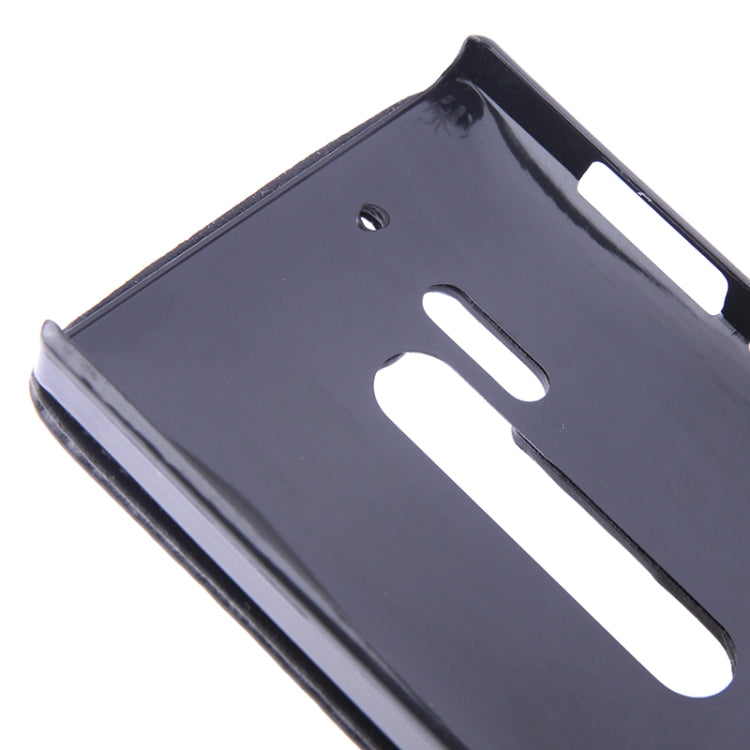 High Quality Vertical Flip Leather Case for Nokia Lumia 928 (Black)